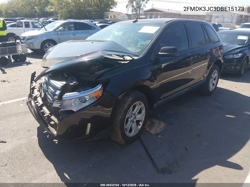 2013 FORD EDGE VIN 2FMDK3JC3DBE15173 — фото 2