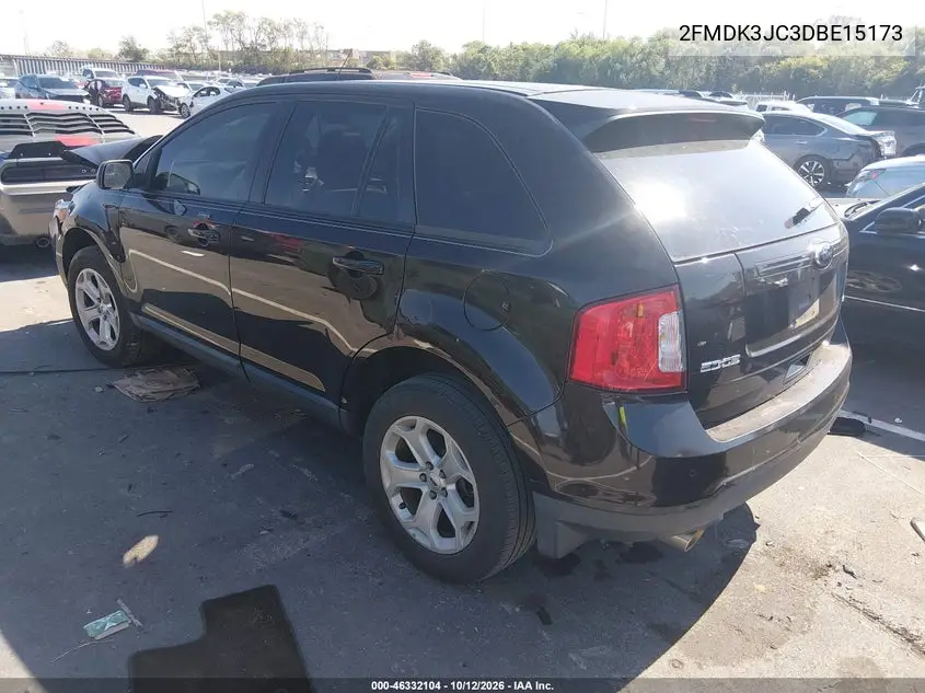 2013 FORD EDGE VIN 2FMDK3JC3DBE15173 — фото 3