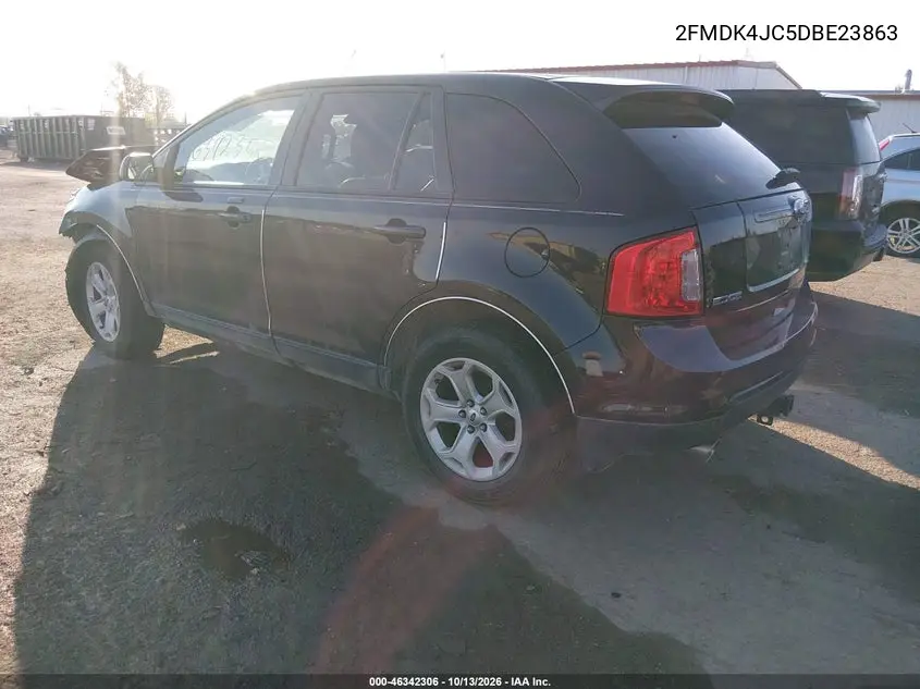 2013 FORD EDGE VIN 2FMDK4JC5DBE23863 — фото 3