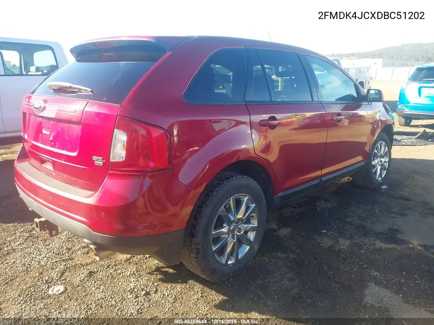 2013 FORD EDGE VIN 2FMDK4JCXDBC51202 — фото 4