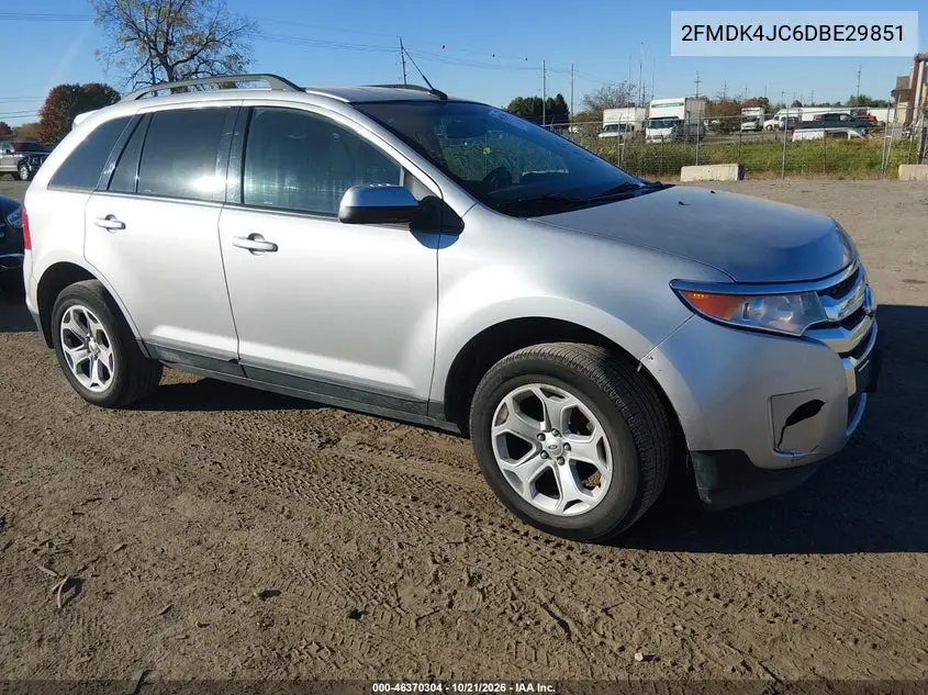 FORD EDGE 2013, VIN 2FMDK4JC6DBE29851