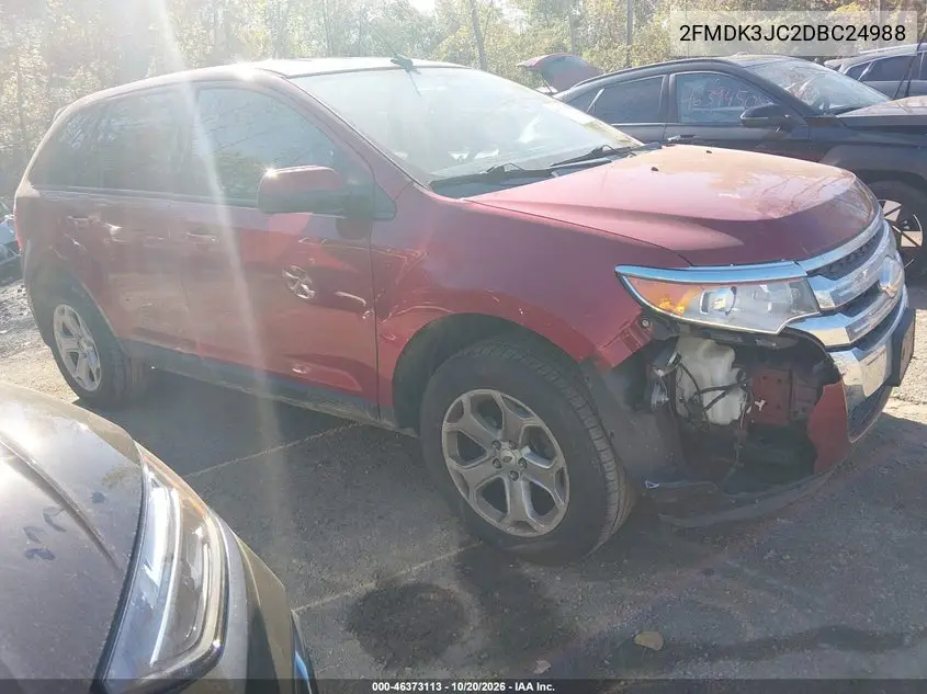 FORD EDGE 2013, VIN 2FMDK3JC2DBC24988