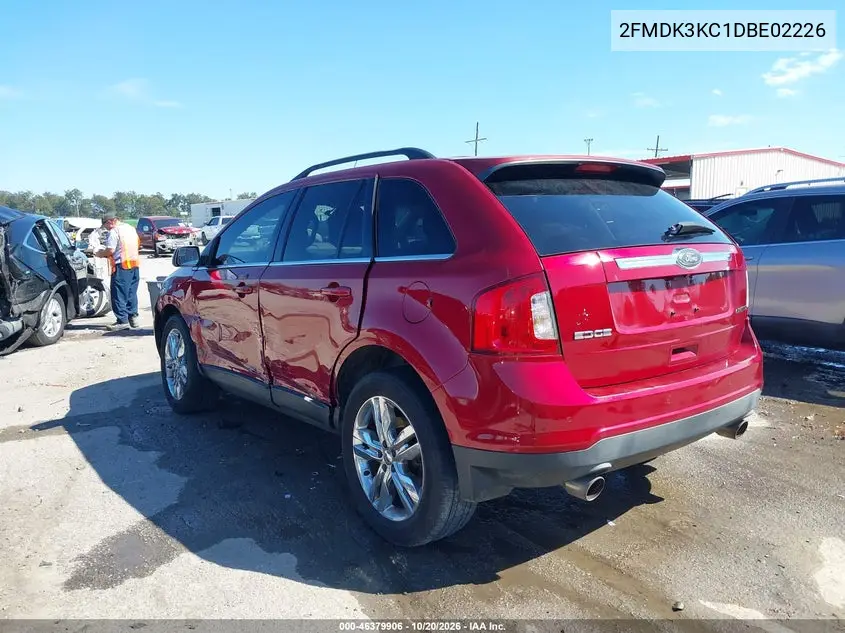 2013 FORD EDGE VIN 2FMDK3KC1DBE02226 — фото 3