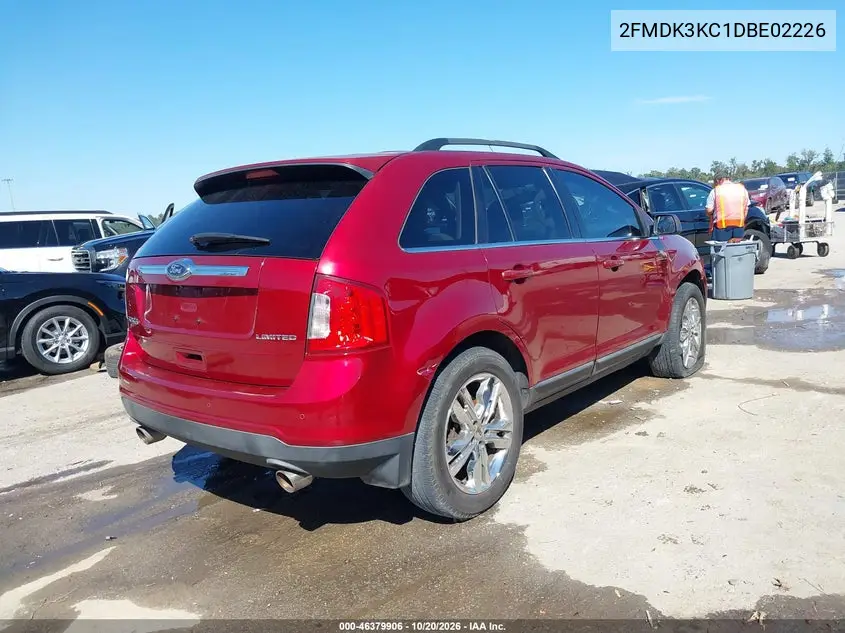 2013 FORD EDGE VIN 2FMDK3KC1DBE02226 — фото 4