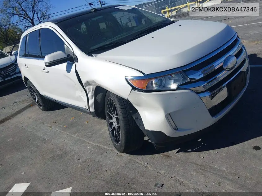 FORD EDGE 2013, VIN 2FMDK3KCXDBA47346