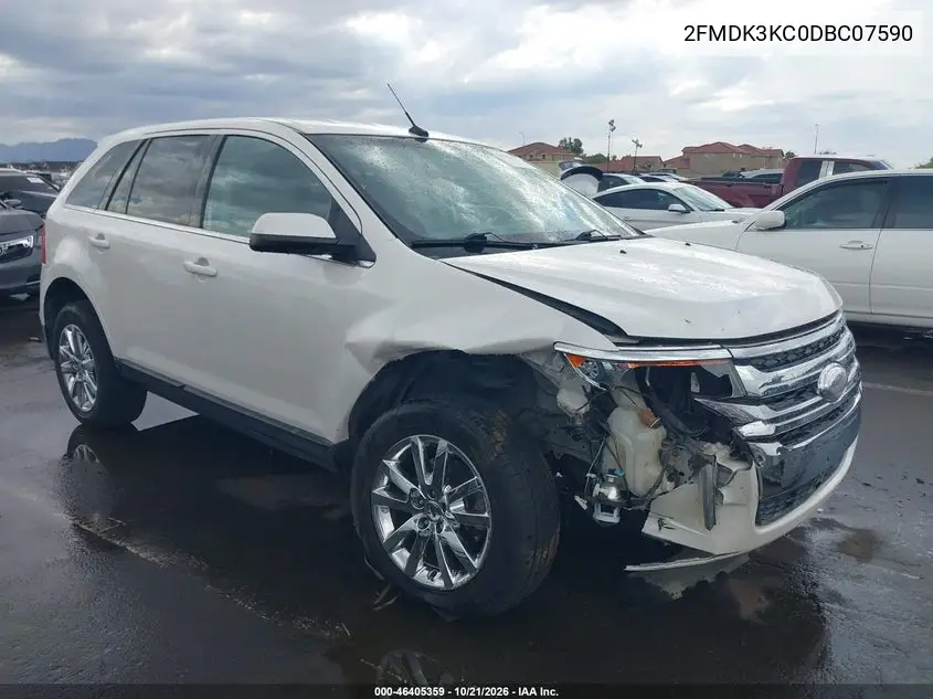 FORD EDGE 2013, VIN 2FMDK3KC0DBC07590