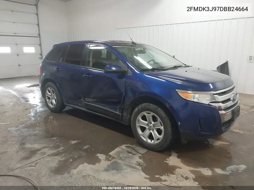 FORD EDGE 2013, VIN 2FMDK3J97DBB24664