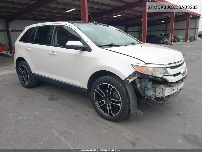 FORD EDGE 2013, VIN 2FMDK3JCXDBA03283