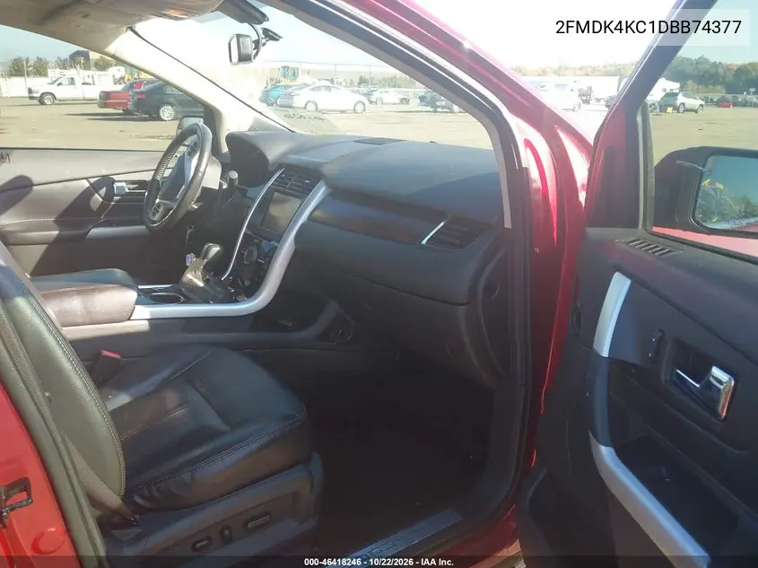2013 FORD EDGE VIN 2FMDK4KC1DBB74377 — фото 5