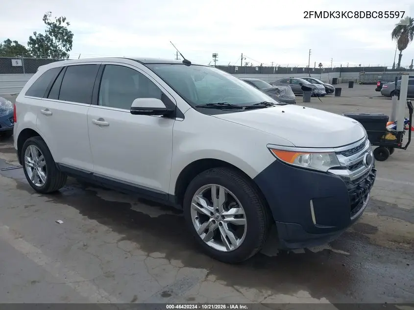 FORD EDGE 2013, VIN 2FMDK3KC8DBC85597