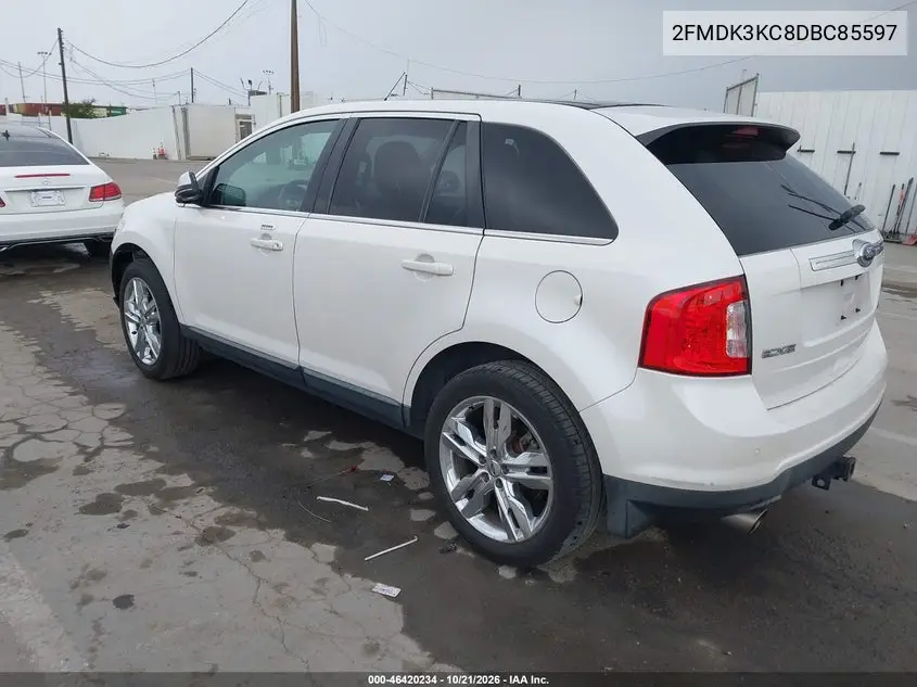 2013 FORD EDGE VIN 2FMDK3KC8DBC85597 — фото 3
