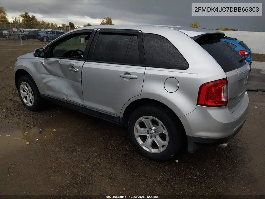 2013 FORD EDGE VIN 2FMDK4JC7DBB66303 — фото 3