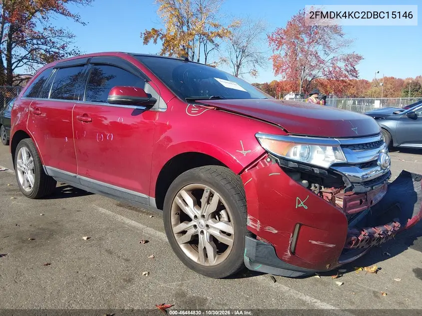 FORD EDGE 2013, VIN 2FMDK4KC2DBC15146