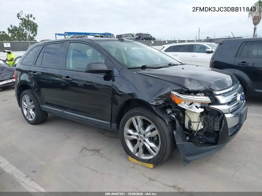 FORD EDGE 2013, VIN 2FMDK3JC3DBB11843