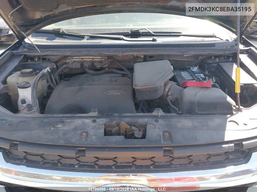 2014 FORD EDGE VIN 2FMDK3KC8EBA35195 — фото 10