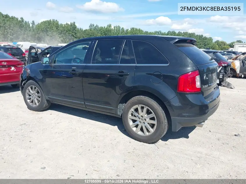 2014 FORD EDGE VIN 2FMDK3KC8EBA35195 — фото 3