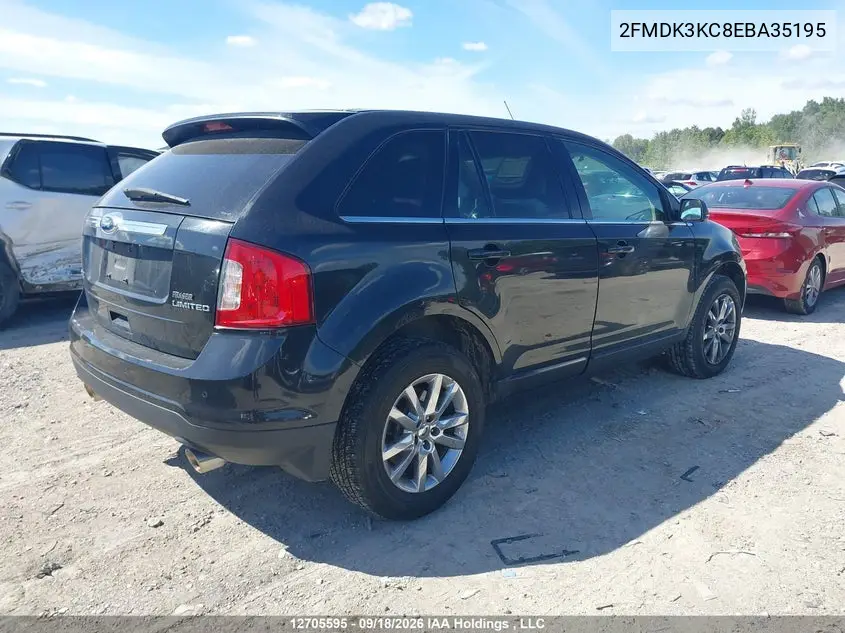 2014 FORD EDGE VIN 2FMDK3KC8EBA35195 — фото 4