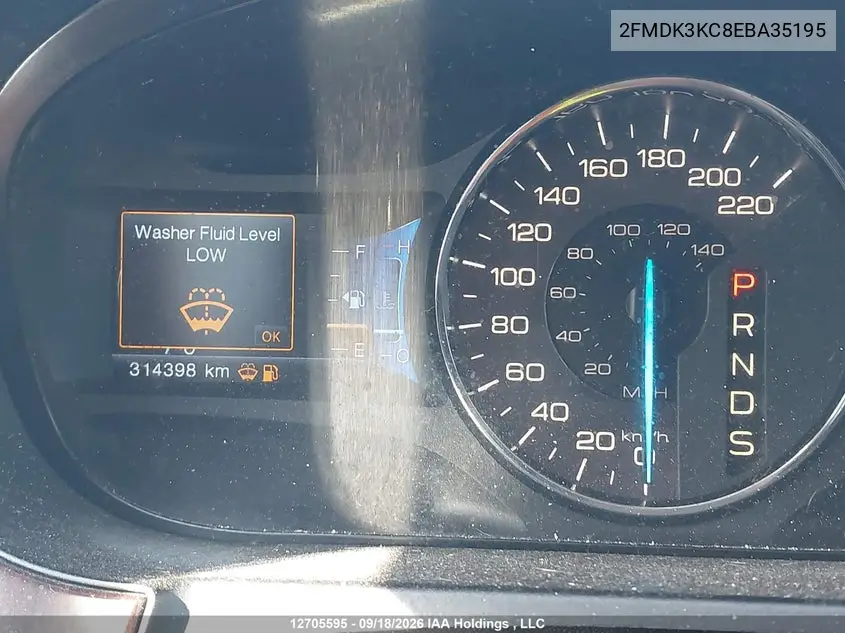 2014 FORD EDGE VIN 2FMDK3KC8EBA35195 — фото 7