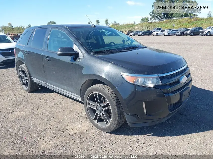 FORD EDGE 2014, VIN 2FMDK4JC4EBA72669