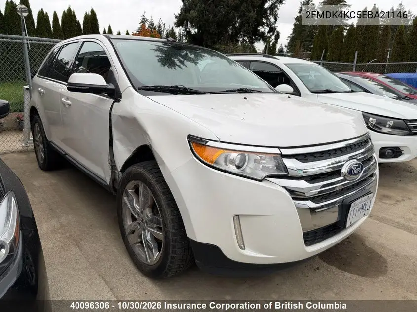 FORD EDGE 2014, VIN 2FMDK4KC5EBA21146