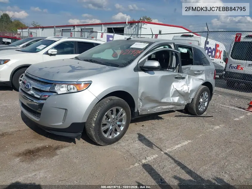 2014 FORD EDGE VIN 2FMDK3JC7EBB84795 — фото 2