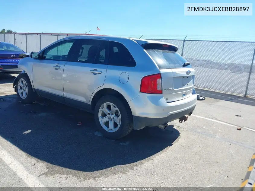 2014 FORD EDGE VIN 2FMDK3JCXEBB28897 — фото 3