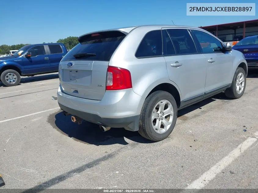 2014 FORD EDGE VIN 2FMDK3JCXEBB28897 — фото 4
