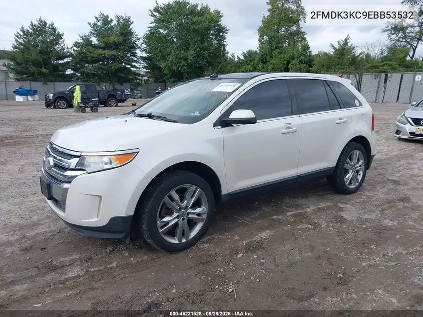 2014 FORD EDGE VIN 2FMDK3KC9EBB53532 — фото 2