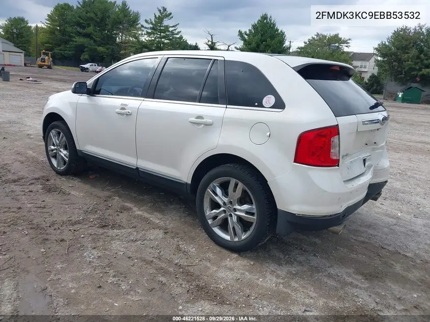 2014 FORD EDGE VIN 2FMDK3KC9EBB53532 — фото 3