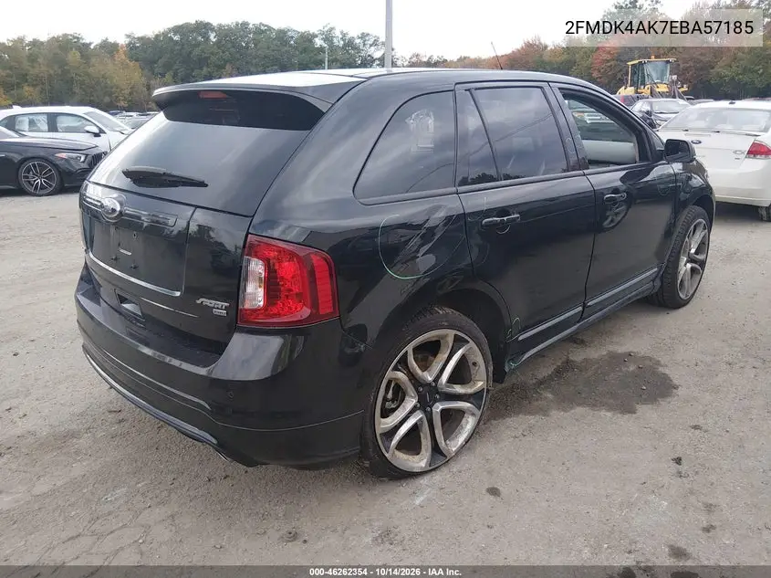 2014 FORD EDGE VIN 2FMDK4AK7EBA57185 — фото 4