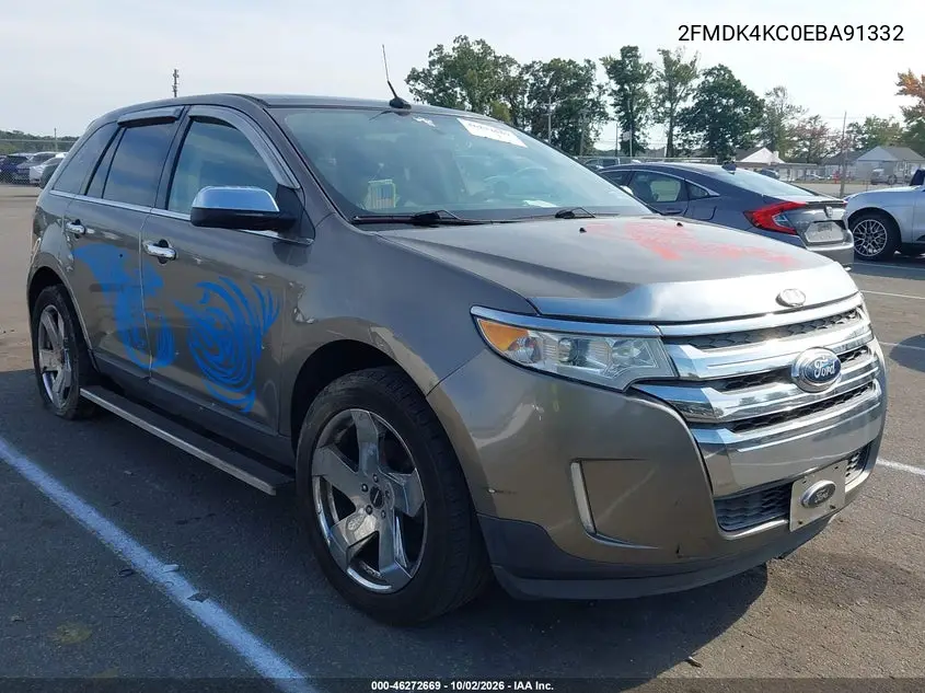 FORD EDGE 2014, VIN 2FMDK4KC0EBA91332