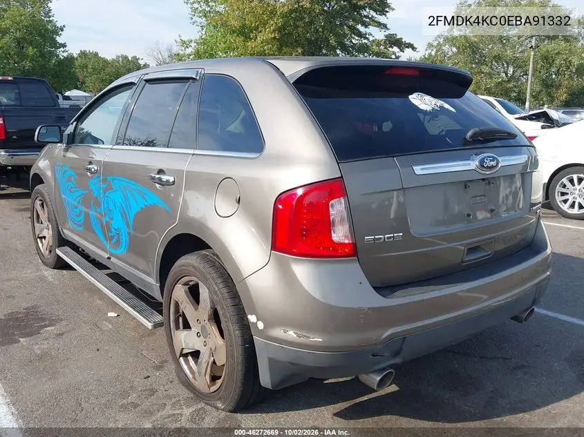 2014 FORD EDGE VIN 2FMDK4KC0EBA91332 — фото 3