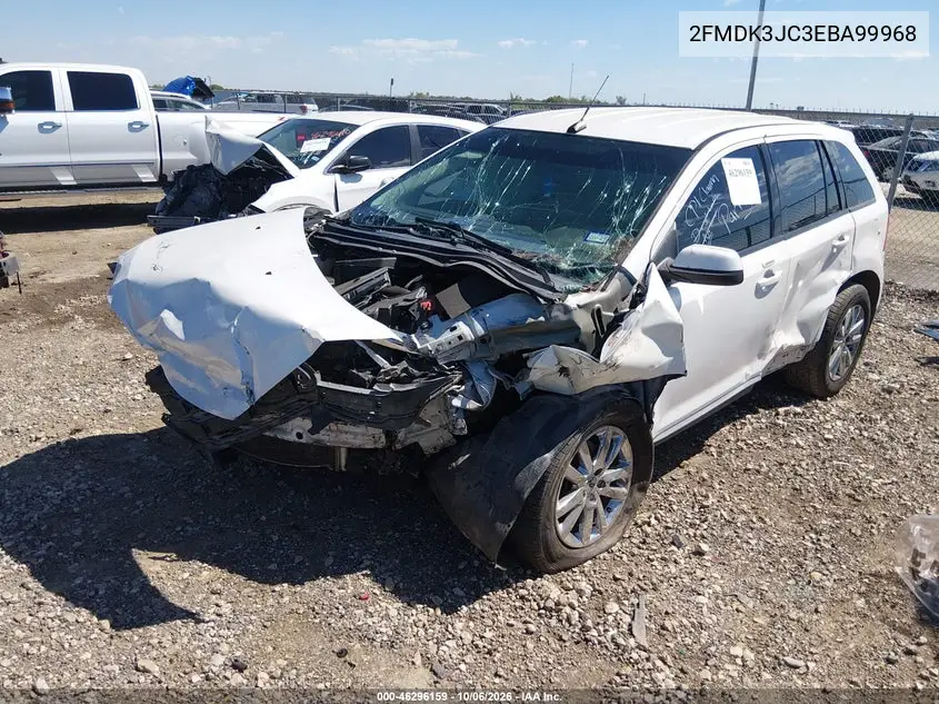 2014 FORD EDGE VIN 2FMDK3JC3EBA99968 — фото 2