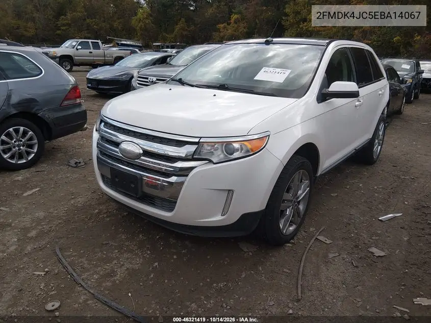 2014 FORD EDGE VIN 2FMDK4JC5EBA14067 — фото 2