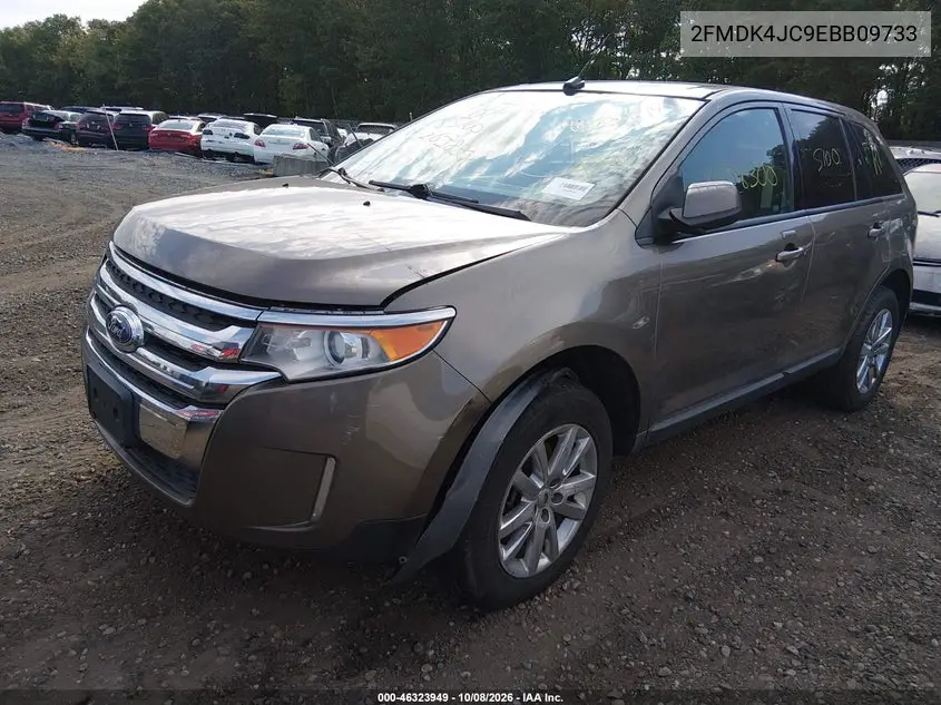 2014 FORD EDGE VIN 2FMDK4JC9EBB09733 — фото 2