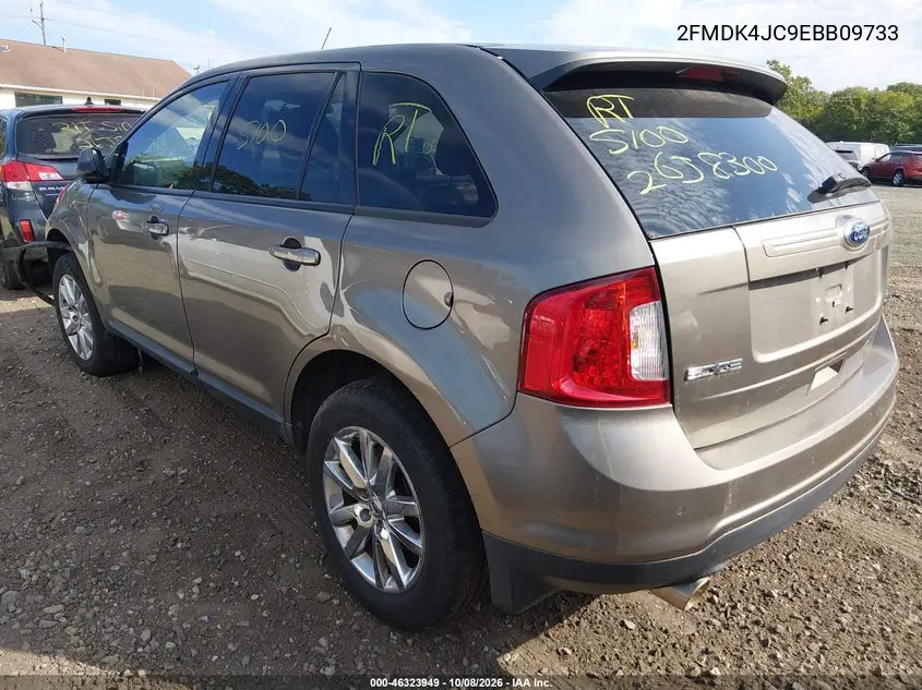 2014 FORD EDGE VIN 2FMDK4JC9EBB09733 — фото 3