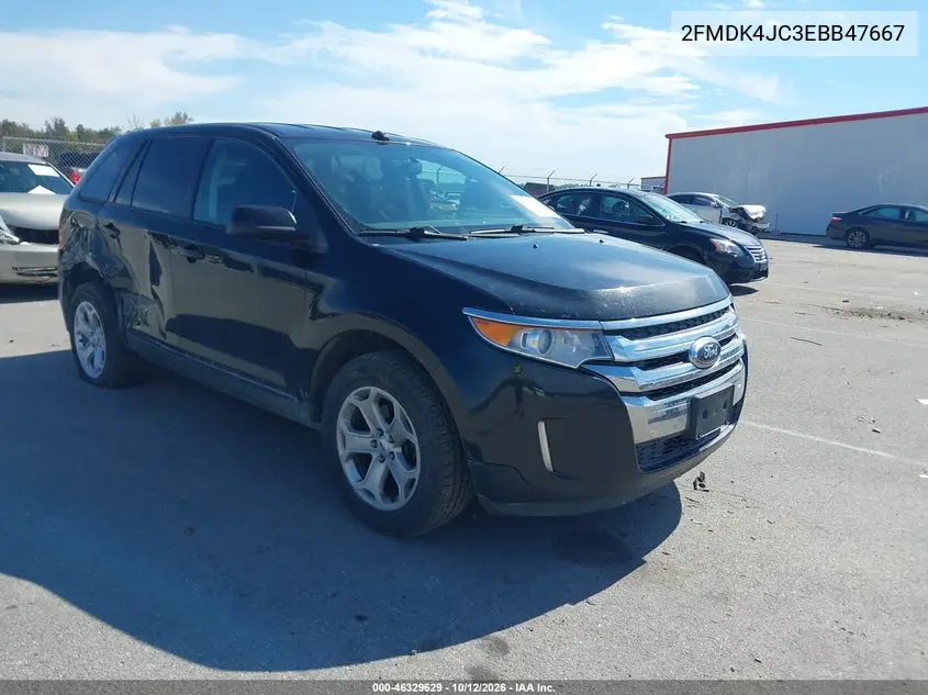 FORD EDGE 2014, VIN 2FMDK4JC3EBB47667