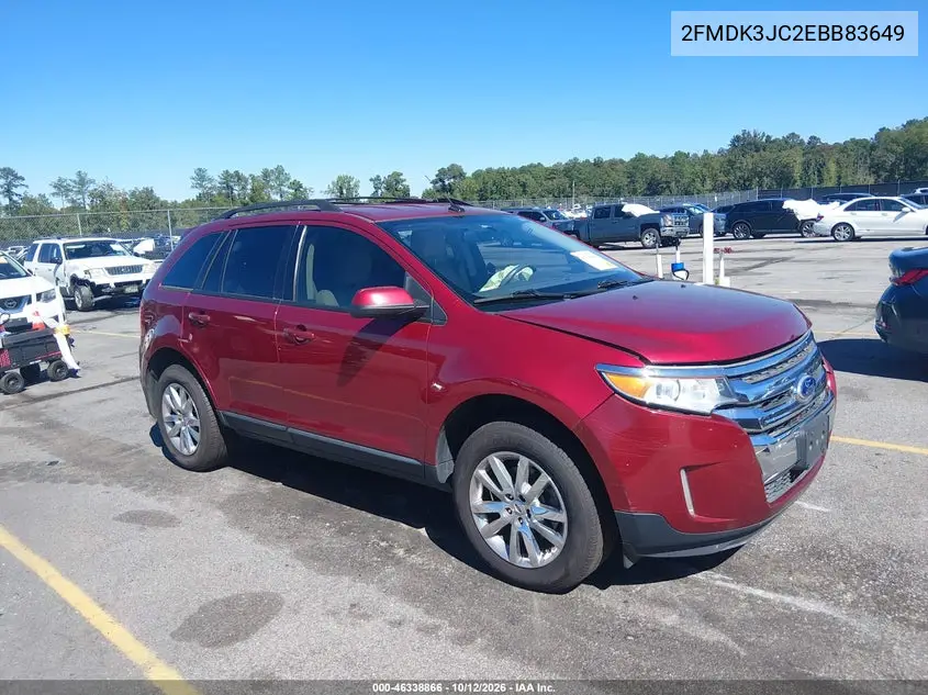 FORD EDGE 2014, VIN 2FMDK3JC2EBB83649
