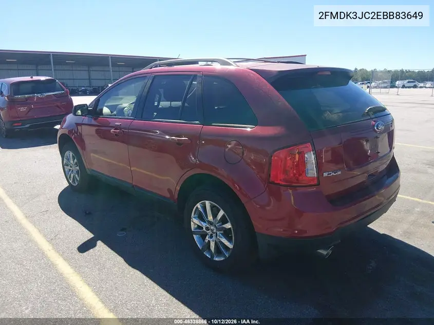 2014 FORD EDGE VIN 2FMDK3JC2EBB83649 — фото 3