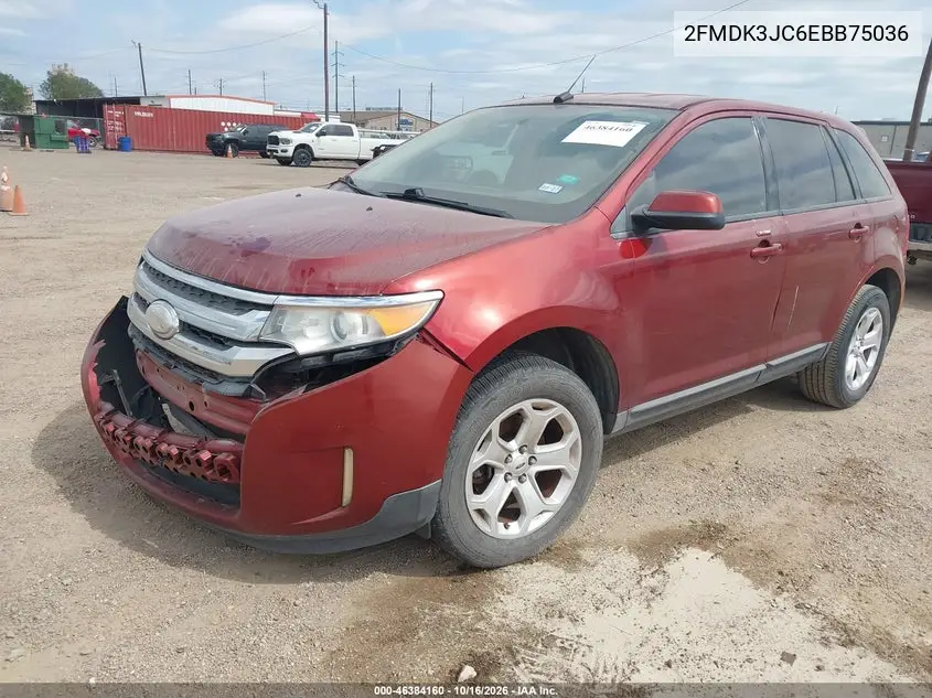 2014 FORD EDGE VIN 2FMDK3JC6EBB75036 — фото 2
