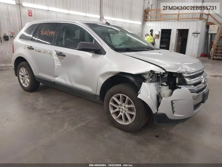 FORD EDGE 2014, VIN 2FMDK3GC2EBB55731