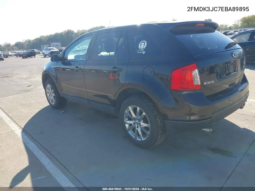 2014 FORD EDGE VIN 2FMDK3JC7EBA89895 — фото 3