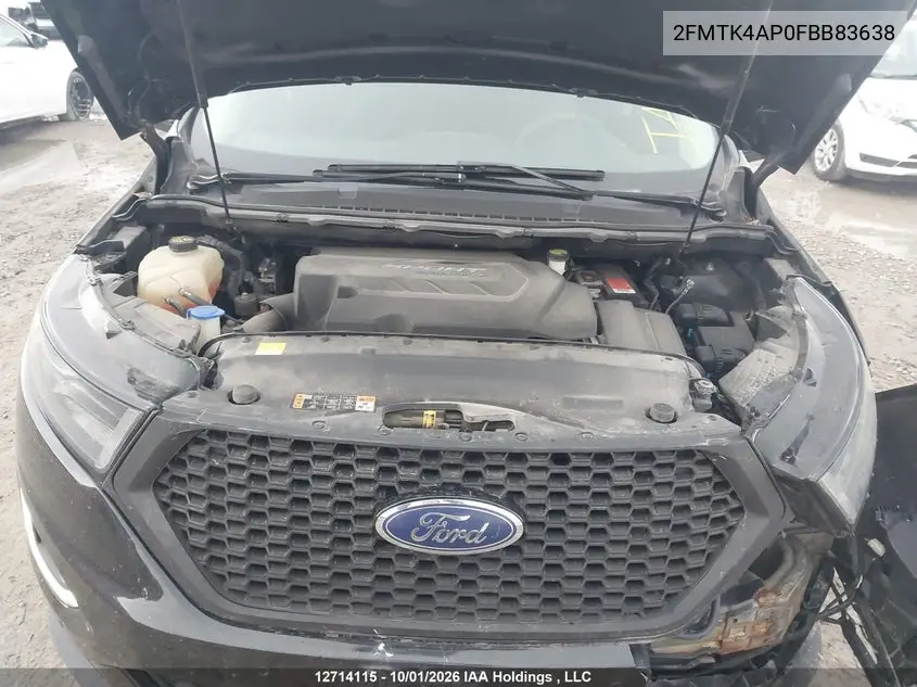 2015 FORD EDGE VIN 2FMTK4AP0FBB83638 — фото 10
