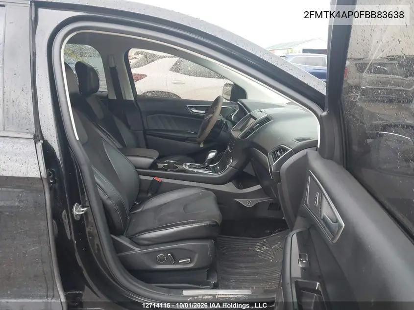 2015 FORD EDGE VIN 2FMTK4AP0FBB83638 — фото 5
