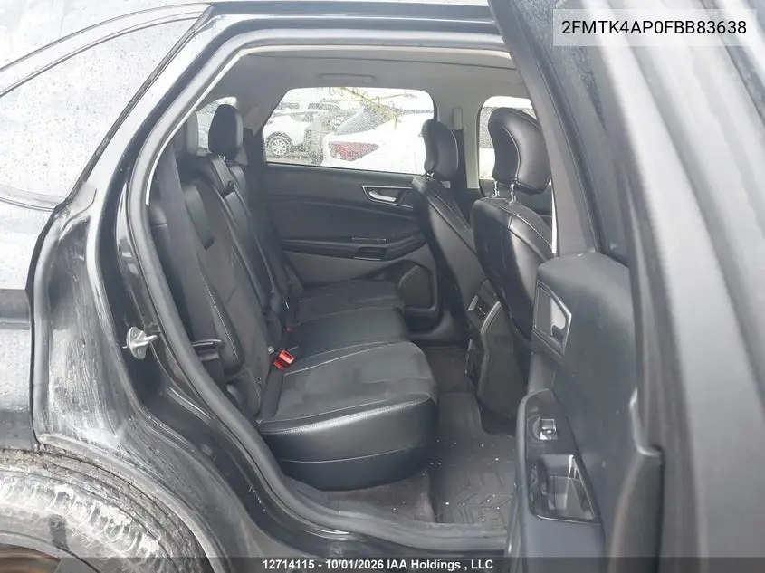 2015 FORD EDGE VIN 2FMTK4AP0FBB83638 — фото 8