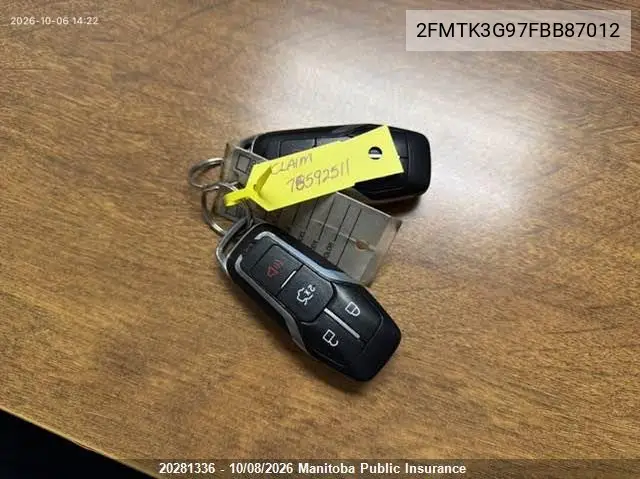 2015 FORD EDGE VIN 2FMTK3G97FBB87012 — фото 10