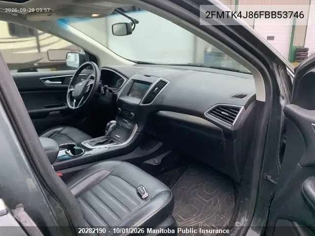 2015 FORD EDGE VIN 2FMTK4J86FBB53746 — фото 5