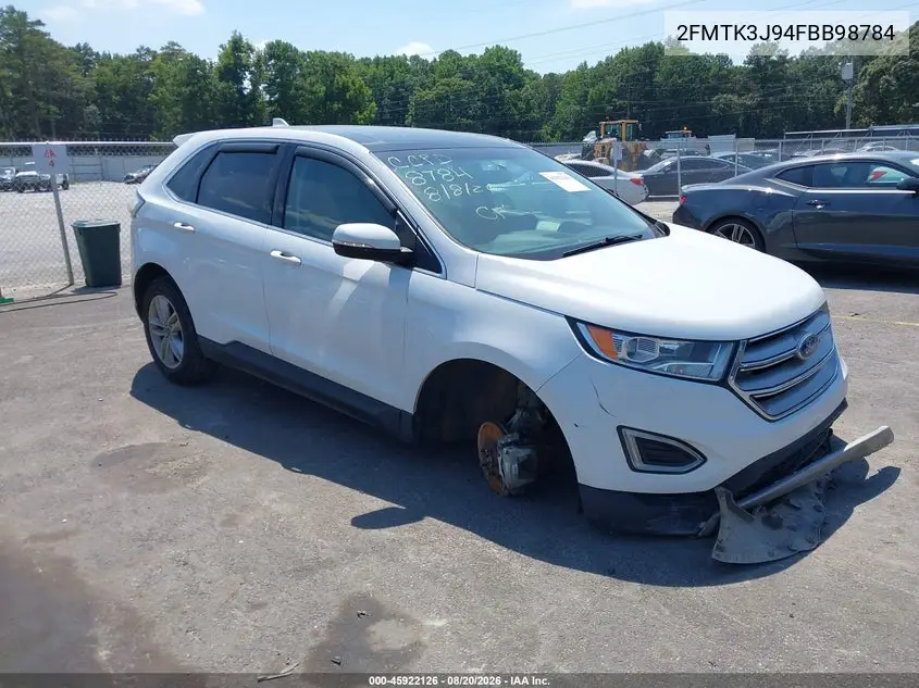 FORD EDGE 2015, VIN 2FMTK3J94FBB98784