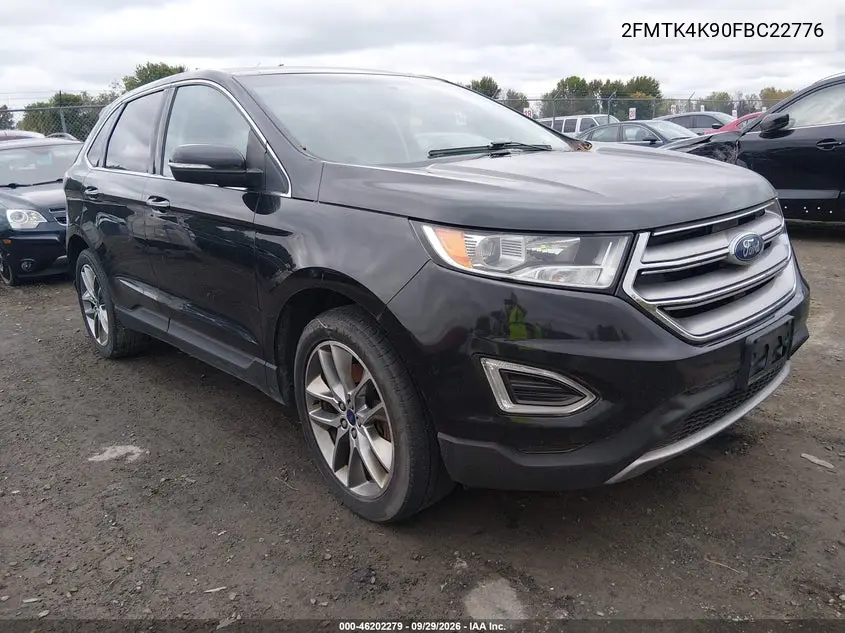 FORD EDGE 2015, VIN 2FMTK4K90FBC22776