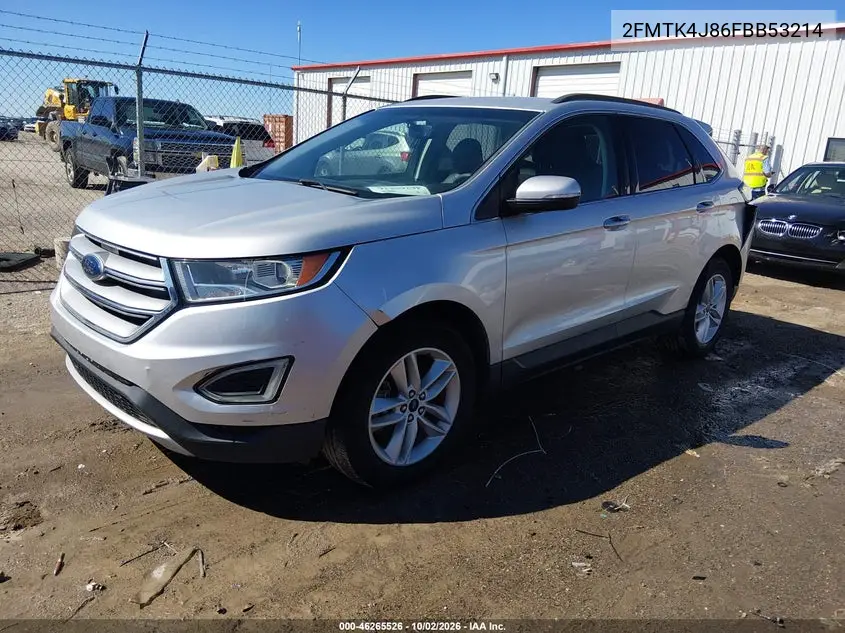 2015 FORD EDGE VIN 2FMTK4J86FBB53214 — фото 2